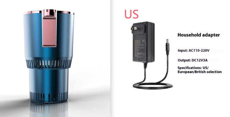 2-in-1 Car Heating & Cooling Cup – Smart 12V Car Cup Warmer & Cooler with Digital Temperature Display