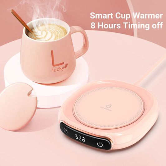 Smart Coffee Mug Warmer – Constant Temperature Heating Coaster for Desk & Home