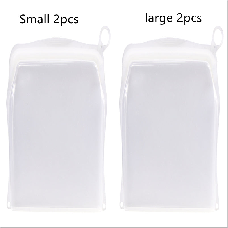 Kitchen Fruit And Vegetable Silicone Fresh-keeping Bag Thickened Food Daily Necessities Portable Self-sealing Storage Bag