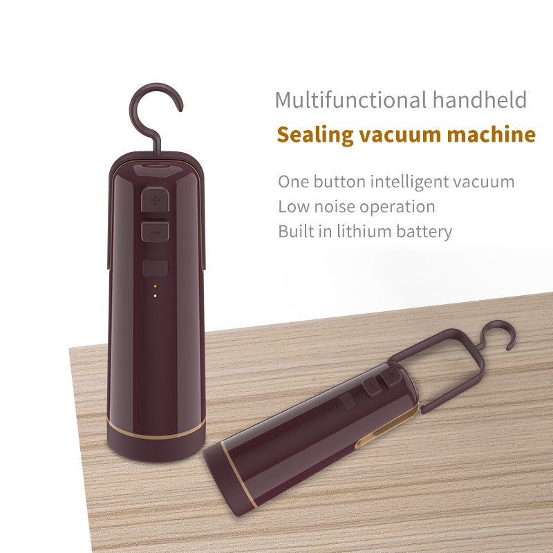 Portable Electric Vacuum Sealer -4 in1 gadget Storage Bags