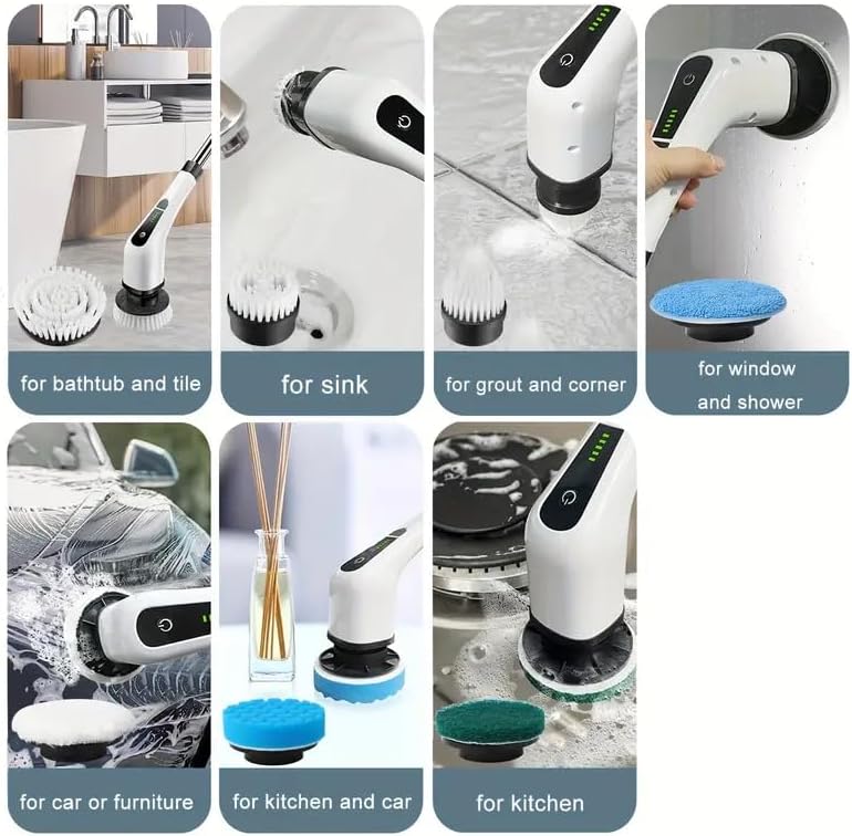 Electric Spin Scrubber – Clean 5X Faster Without Scrubbing
