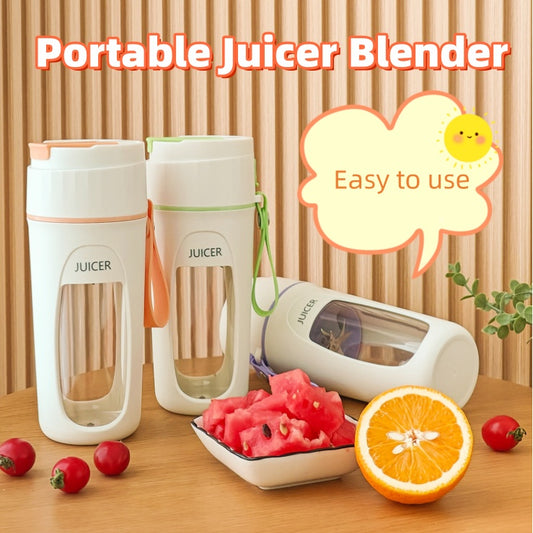 Portable USB Electric Blender – Automatic Juice Maker & Smoothie Cup for Home & Outdoor Use