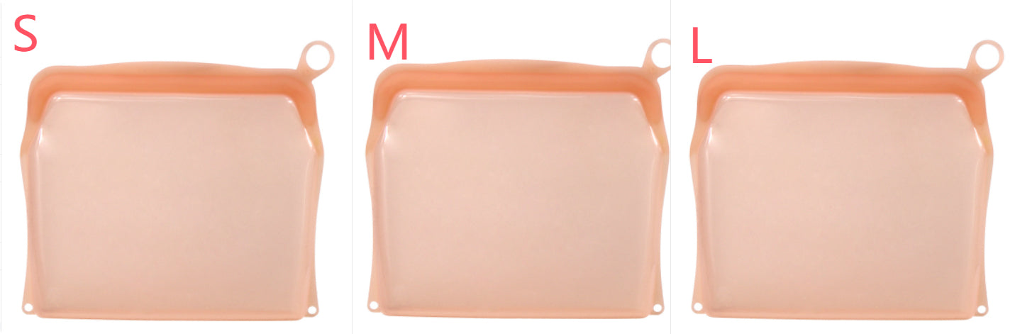 Kitchen Fruit And Vegetable Silicone Fresh-keeping Bag Thickened Food Daily Necessities Portable Self-sealing Storage Bag