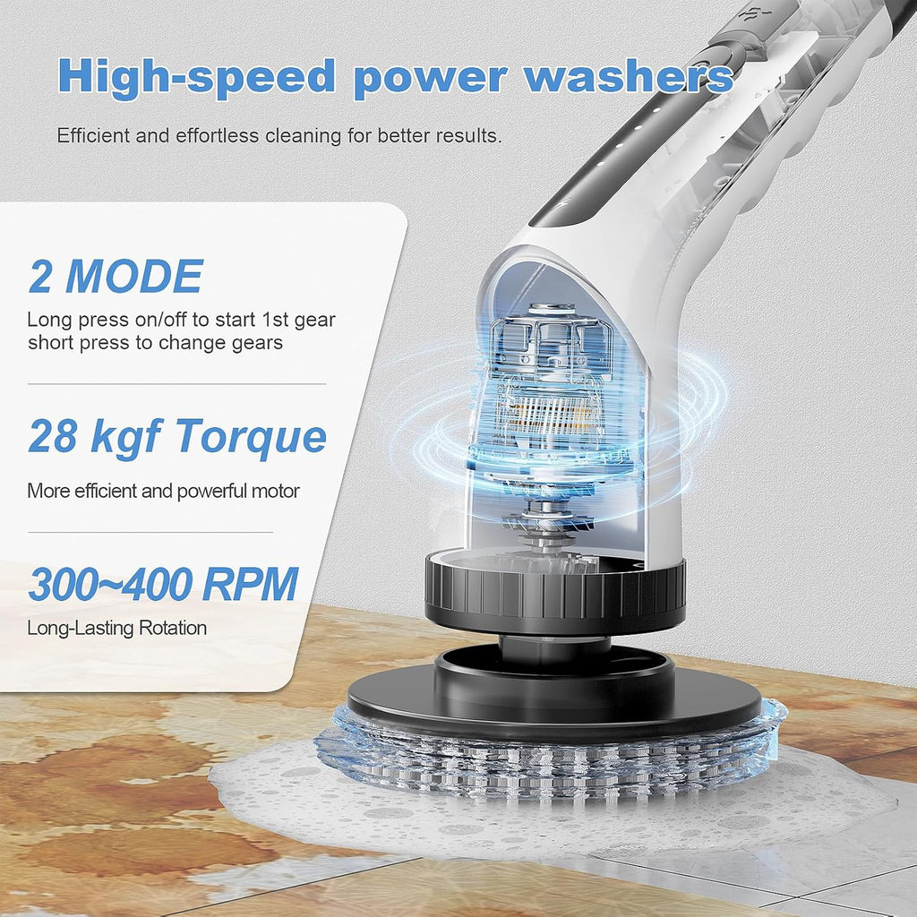 Electric Spin Scrubber – Clean 5X Faster Without Scrubbing
