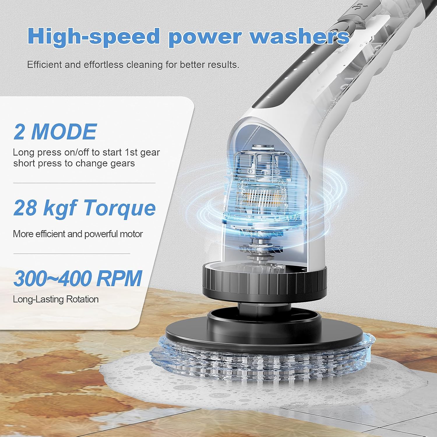 Electric Spin Scrubber – Clean 5X Faster Without Scrubbing