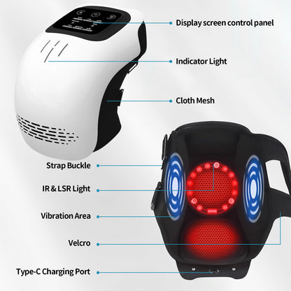 Intelligent Electric Knee Massager – Heated, Kneading & Infrared Pain Relief for Home Use