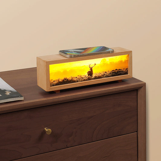 lighting painting lamp, creative night lamp, wireless ambient light, home décor night light, rechargeable night lamp, bedroom LED lamp, aesthetic lamp, small desk lamp, decorative night light, artistic mood light