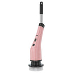 Electric Spin Scrubber Cordless reaching high and difficult areas