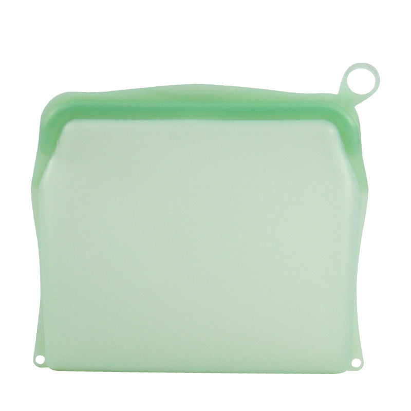 Kitchen Fruit And Vegetable Silicone Fresh-keeping Bag Thickened Food Daily Necessities Portable Self-sealing Storage Bag