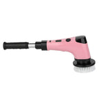 Electric spin scrubber cordless for kitchen and bathroom use