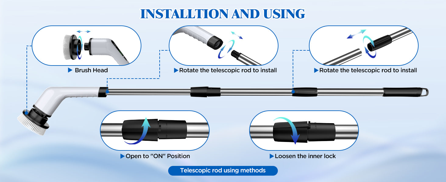 Electric Spin Scrubber – Clean 5X Faster Without Scrubbing